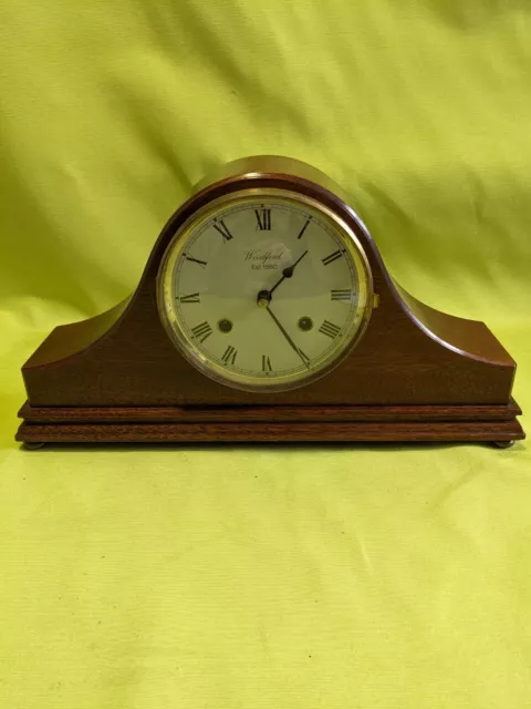 Franz Hermle Woodford Wind Up Napoleon Clock-No Chime