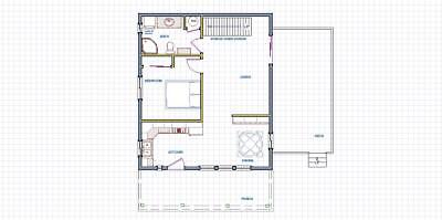 WITH UPPER LOFT/ATTIC 3 BEDROOMS 1008 SQ.FT SMALL HOUSE PLANS 
