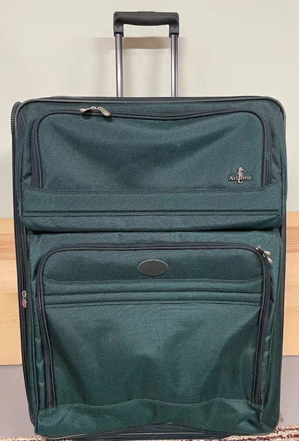 Vintage Green Atlantic Suitcase | 22" x 30" x 12" Dimensions