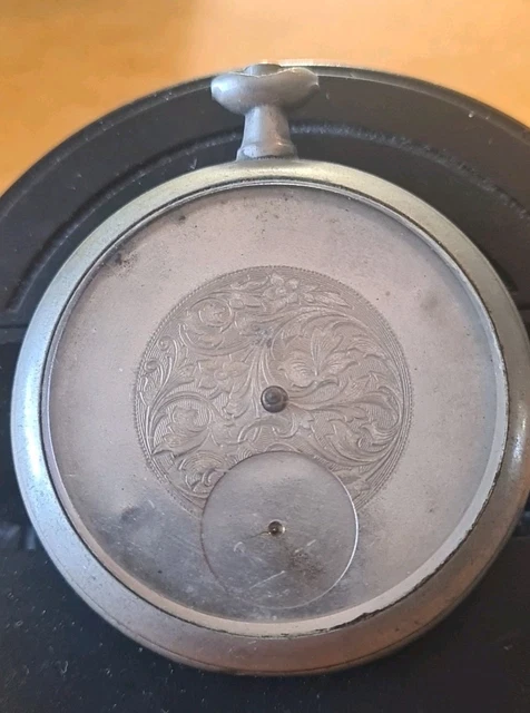 Montre à Gousset Mécanique Argentée - Pour Pièces Ou Réparation - Chiffres Arabes