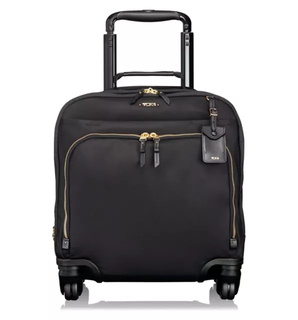 NIB Tumi Oslo Voyageur 4 Wheeled Compact Carry On Spinner Suitcase Luggage Black