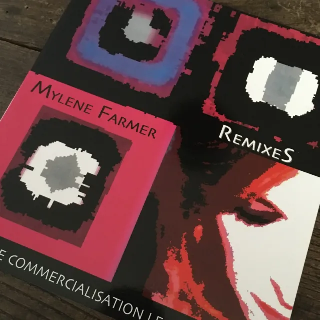 Mylène Farmer - Remixes  - 4 Pages Plan Media Promo - Press/Kit Neuf!!!