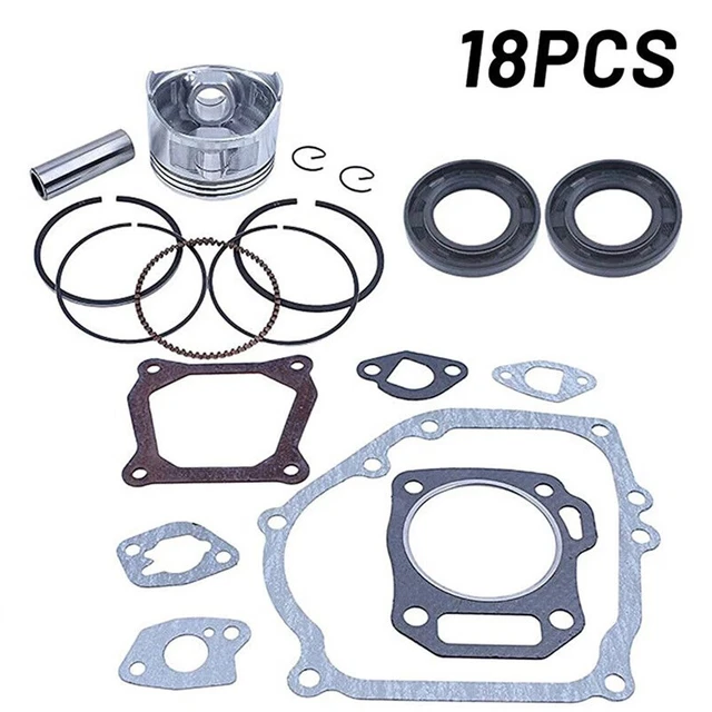 68 Mm Flat Top Piston Kit STD Bore For 196cc Clone For Honda For GX160 For GX200 Motorcycle Piston Ring Gasket Kit Car Supplies