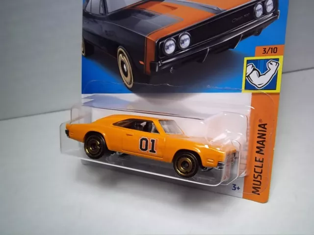 Hot Wheels '69 Dodge Charger "GENERAL LEE Custom Dukes of Hazzard"