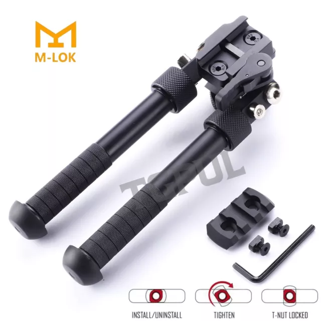 4.75- 9" Foldable Adjustable Bipod Combination for M-lok System US