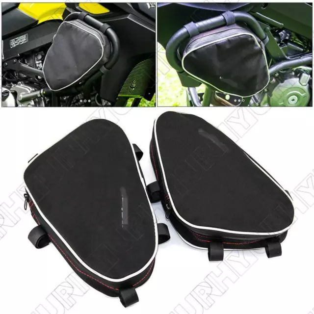 For Suzuki V-Strom DL650 DL1000 For Givi Kappa Frame Crash Bars Waterproof Bags