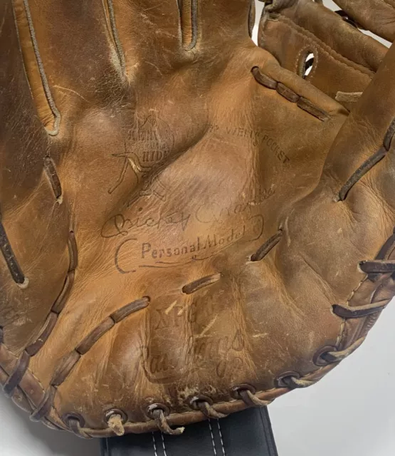 Mickey Mantle Rawlings 12” XPG 6 LHT Heart of The Hide Baseball Glove VTG 1960’s