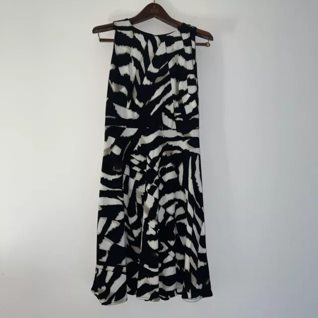 DKNY Abstract Print-Jersey Fit-&-Flare Dress