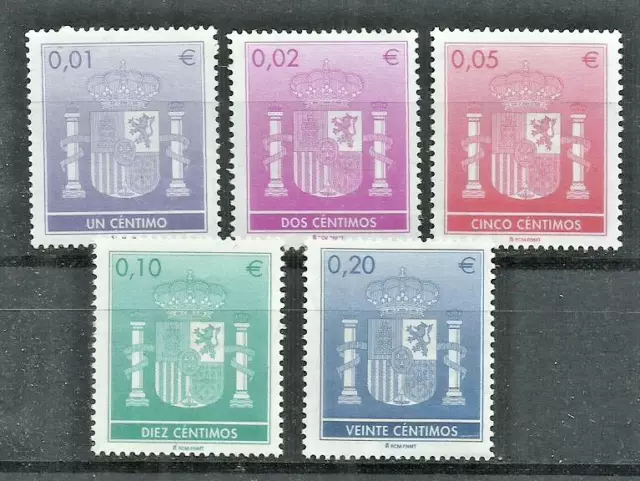 269-serie sellos fiscales España monarquia edifil nº774/78. nuevos ** MNH