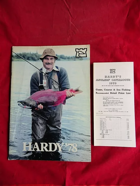 Vintage Hardy Advertising Fishing Catalogue Tackle Guide For 1978 + Price List