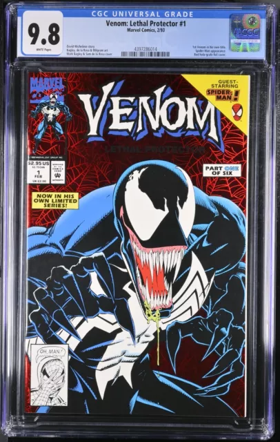 Venom: Lethal Protector #1 CGC 9.8 (1993) First Venom in his own Title Marvel