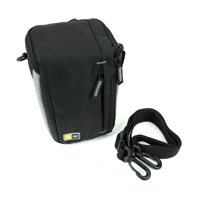 Case Logic Small Compact Camera Carry Storage Bag Shoulder Strap Belt Loop Black