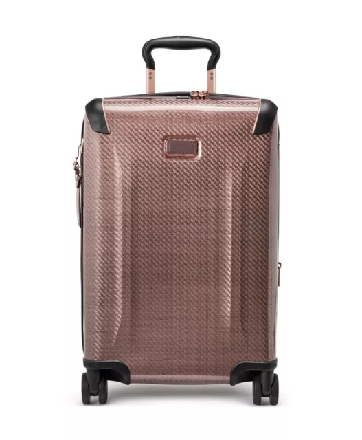 New Tumi Tegra-Lite International Expandable 4 Wheel Carry-On Luggage Bag -Blush