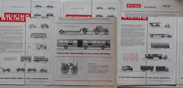 Wiking Katalog Prospekt H0 Eisenbahn