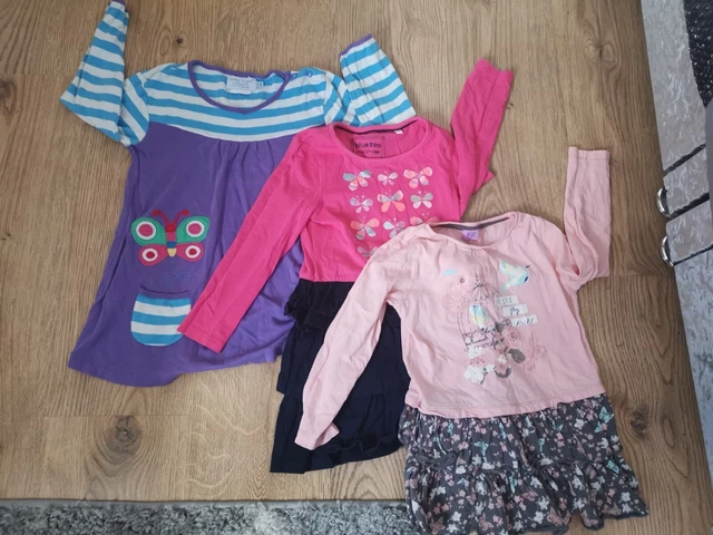 Pacchetto abiti primavera/estate per ragazze 3-4 anni top basso 11 articoli 4