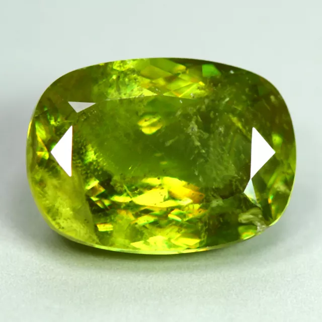 6.63 Cts Cushion Shape Unheated 100% Natural Sphene Loose Gemstone