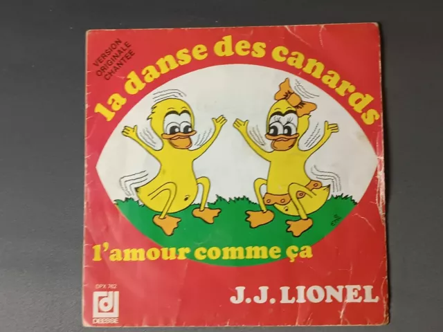 Vinyl Record 45t La Danse Of Ducks J.J.Lionel 45 RPM Vintage Audio Joint