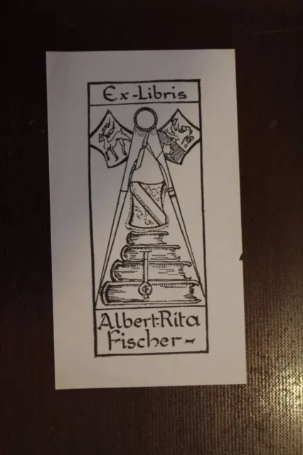 ✒ EX LIBRIS Albert Rita Fischer