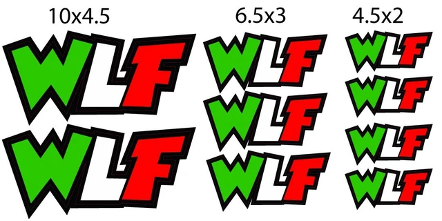 Fe Decals Adesivi Valentino Rossi 46 The Doctor Aufkleber Sticker Wlf W La Fica
