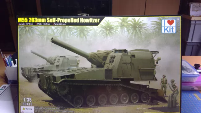 US M55 203mm Self Propelled Howitzer