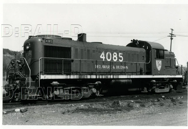 9Cc332 Rp 1980 D&H Delaware & Hudson Railroad Locomotive #4085 Mechanicsville Ny