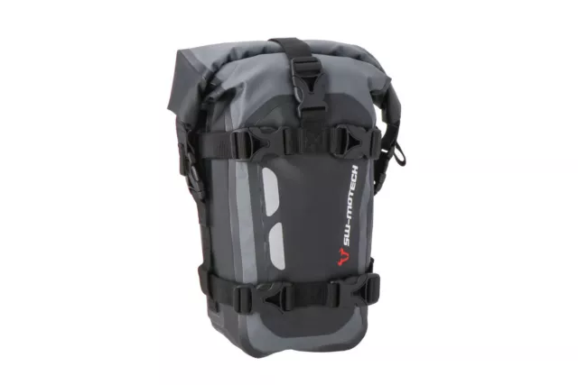 SW Motech Drybag 80 wasserdichte Motorrad Hecktasche  Gr. 8 L - Grau Schwarz