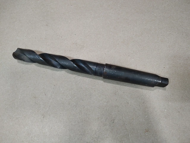 Morse 1 1/32 O.d. Hss Twist Drill Bit Morse Taper #3 Shank 7" Loc 1.0312 Mt3