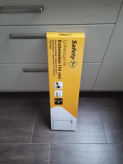 Safety 1st 14 cm Schutzgitterverlängerung, Treppenschutzgitterverlängerung,White