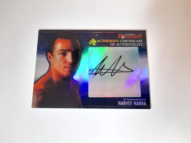 Harvey Harra Autograph Card #AU09 /18 2008 K-1 Premium DYNAMITE MMA UFC PRIDE