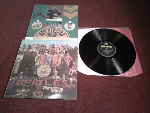 The Beatles Sgt Peppers Uk 1St Press 1967 Near Mint Audio Fully Complete Pmc 702