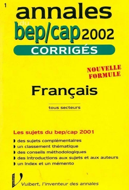 FRAN AIS BEP CAP CORRIG S 2002 Alain Prost V225098 EUR 6 71 fran-ais-bep-cap-corrig-s-2002-alain-prost-v225098-eur-6-71