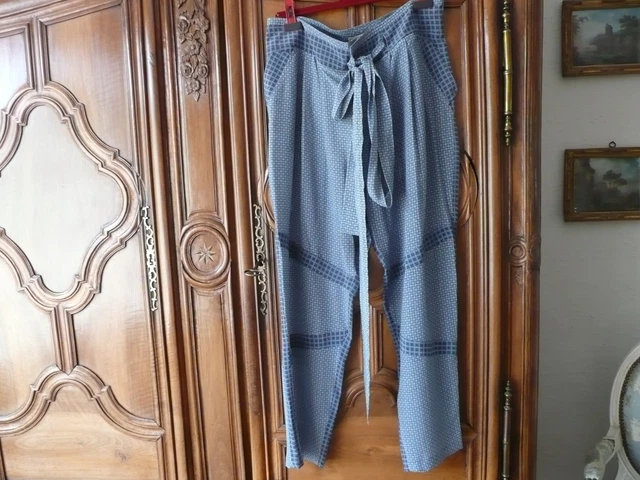 Top Femme En Soie Saumon - Multi-volants - Marque HIGH USE - Taille 34 - Neuf Avec étiquettes
