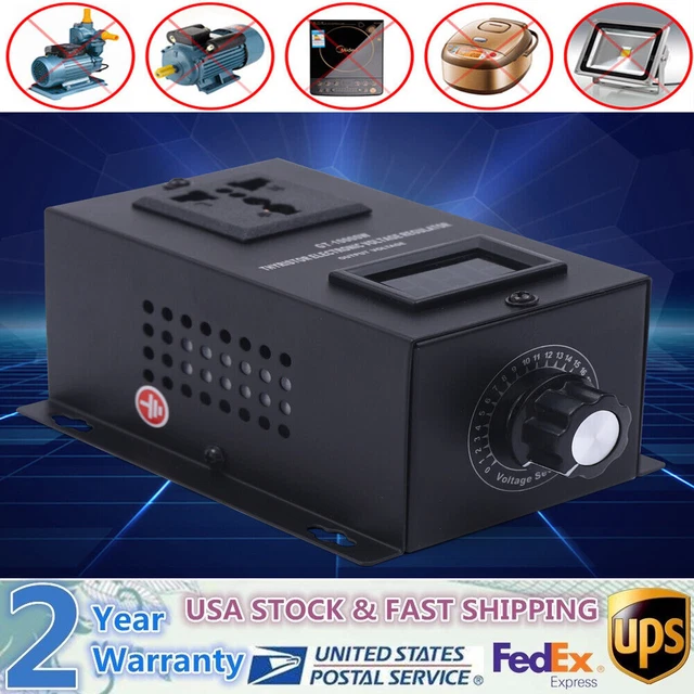 SCR ELECTRONIC VOLTAGE Regulator Speed Controls Motor Temp Adjust