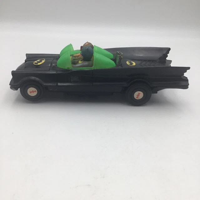 Batman Battery Operated Batmobile 1978 Azrak-Hamway Black 10" Used as is. SSSS Batman Battery Operated Batmobile 1978 Azrak-Hamway Black 10" Used as is. SSSS