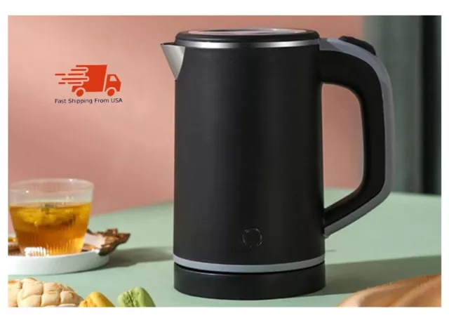 WTJMOV Small Electric Kettle Stainless Steel, 0.8L Portable Tea Kettle Auto  Shut