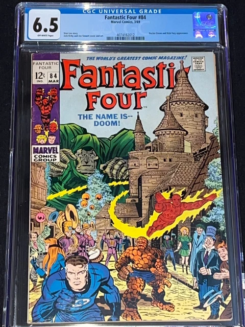 Fantastic Four #84 CGC 6.5 - Doctor Doom Appearance - 1969