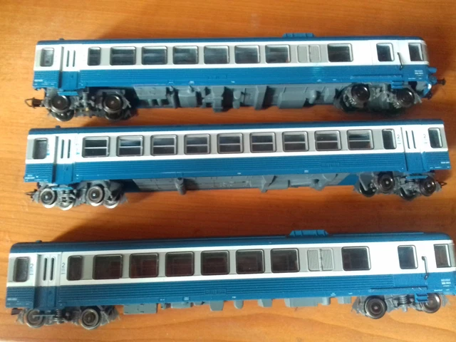 AUTORAIL 3 ELEMENTS X 4900 SNCF BY LS MODELS 11027