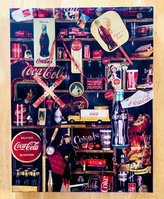 Vintage 1986 Coca Cola 500 Pc Puzzle Brand New Springbok PZL4477 Coke Is It!