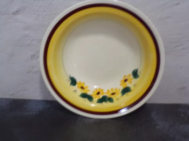 Brown Eyed Susan by Vernon Kilns Hand Painted Serving Bowl