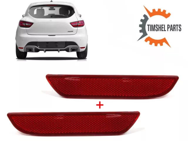 Rückstrahler Stoßstange Reflektor hinten links + rechts für Renault Clio IV