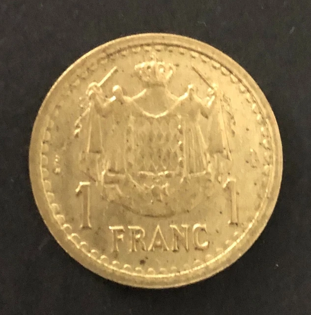 Pièce de Monaco 1 Franc 1943