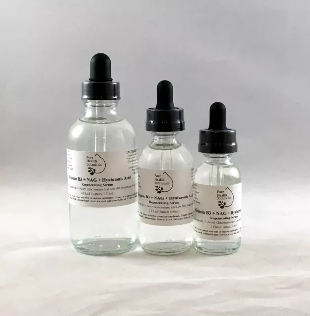 Nag + Vitamina B3 + Ha Serum (N Acetilo Glucosamina+Niacinamida+Hialurónico