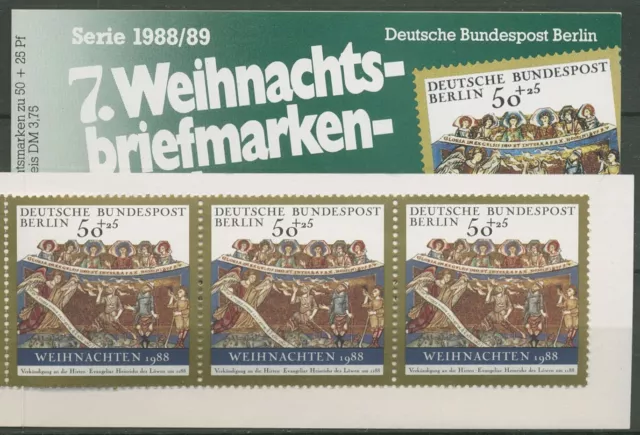 Berlin Rotes Kreuz 1988 Weihnachten Markenheftchen 829 W MH postfrisch (C60216)