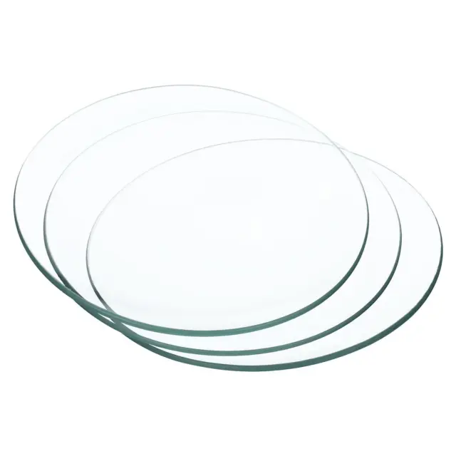 100 mm Diameter Watch Glass, 3 Packs Beaker Cover Smooth Edges Chamfered Arc