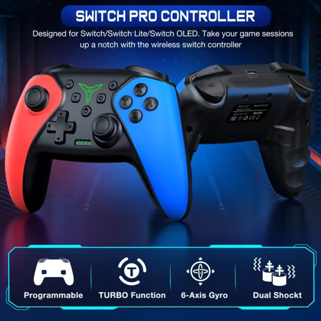 Pro Wireless Controller Gamepad Joystick Game Remote For Nintendo Switch / OLED 2
