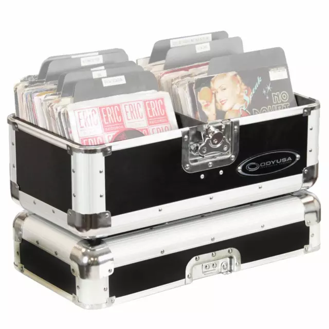 Odyssey K45120BLK Black & Chrome 7" Utility Case with Red TSA Lock idjnow 2