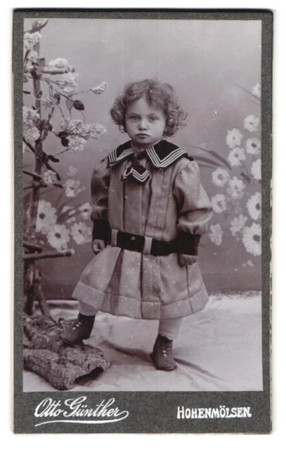 Fotografie Otto Günther, Hohenmölsen, Badergasse, Portrait kleines Mädchen im m