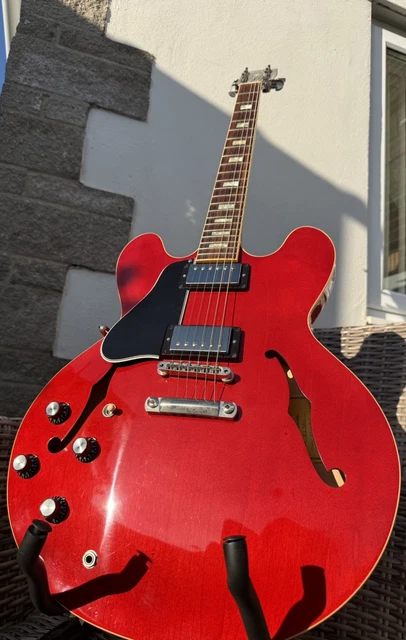 LEFT HANDED GIBSON 2018 ES335 Memphis Cherry £2,200.00 - PicClick UK