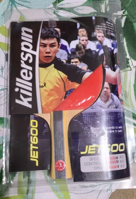 Killerspin JET 600 Spin N2 Table Tennis Paddle Ping Pong Paddle intermediate