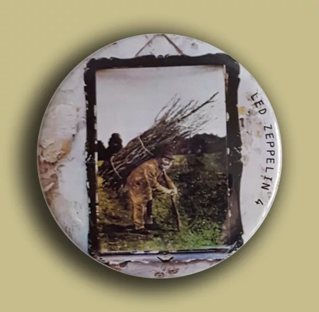 Led Zeppelin (album cover) - Large Button Badge - 58mm diam. 2